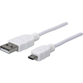 USB kabel v beli barvi
