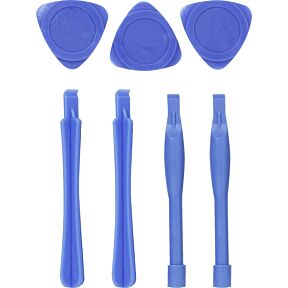 Set orodja iz plastike v modri barvi za odpiranje telefonov in drugih elektronskih naprav