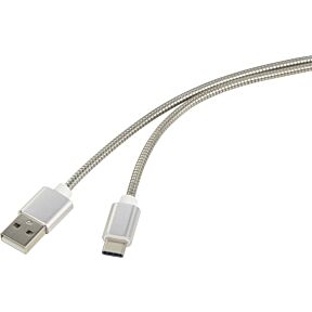 USB 2.0 kabel C vtič/A vtič 1m RF-4888671 Renkforce