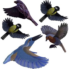 Okenske nalepke ptičev (5 kos) Native Birds 60086 Gardigo