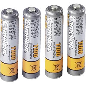 Polnilne baterije Camelion 4 kosi velikosti AAA