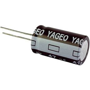 Elektrolitski kondenzator 100µF 63V 20% 10x12mm RM 5mm