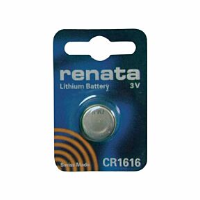 Gumbna baterija CR1616 v embalaži, Renata